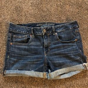 American Eagle Midi Jean Shorts